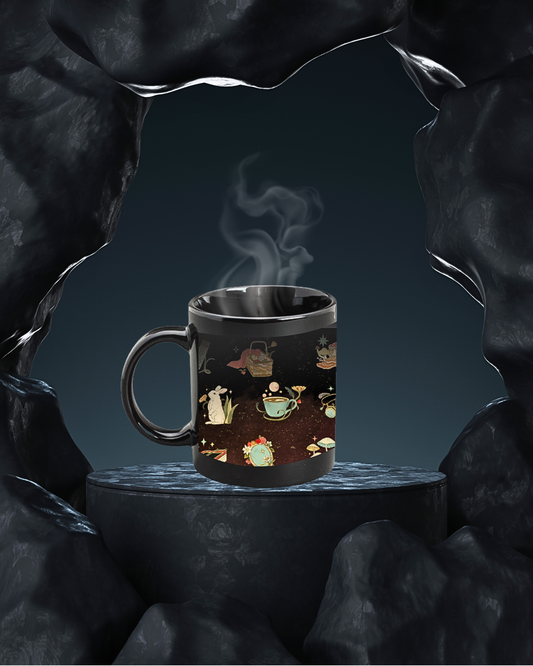 Eden and Seraph Ceramic Magic Mug (Black) Enchanted