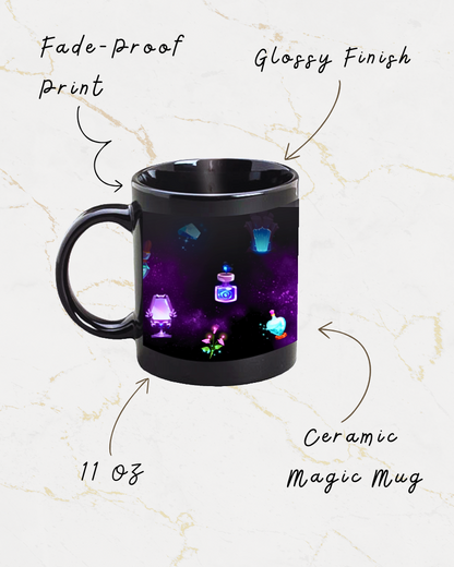 Eden and Seraph Ceramic Magic Mug (Black) Folklore